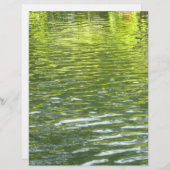 Papier Eaux d'Oak Creek Nature jaune et verte Photo (Devant / Derrière)