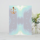 PAPIER ÉCHELLES D'OR DE LA LOI AVEC PIERRES GEM, SYMBOLE  (Debout devant)