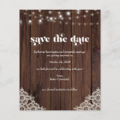 Papier Éclairage de chaîne de bois du budget Enregistrer (Dos)