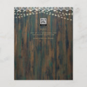 PAPIER ÉCLAIRAGES RUSTIQUES BUDGET LACE FÊTE DES MARIÉES  (Dos)