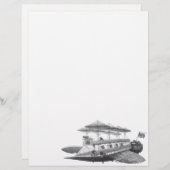 Papier Éclipse d'aéronef Steampunk de science-fiction vin (Devant / Derrière)