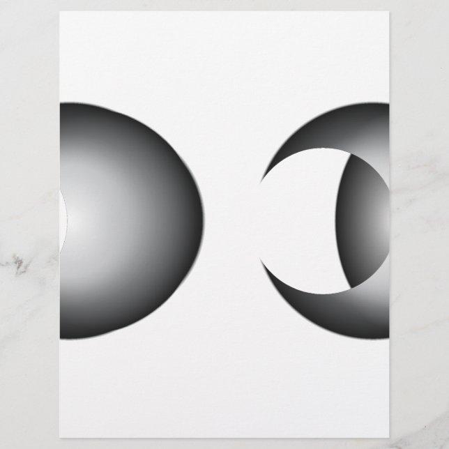 Papier éclipse lunaire (Devant)