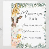 Papier Écologie Budget Agritourisme Animaux Baby Moomosa  (Devant / Derrière)