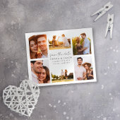 Papier Écrite À La Main Moderne 6 Mariage Photo Enregistr