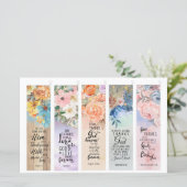 Papier Écriture chrétienne Signet (Debout devant)