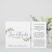 Papier Écualyptus Fête des mariées Barre à bonbons (Debout devant)