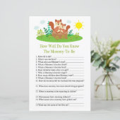 Papier Écureuil mignon Connaissez-vous bien le showergame (Debout devant)