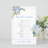 Papier Editable Baby Word Scramble with Answer (Debout devant)