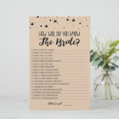 Papier Editable Comment connaissez-vous bien le jeu Bride (Debout devant)