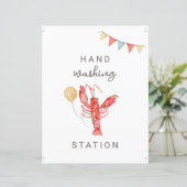 Papier Editable Crawfish Party Sign (Debout devant)