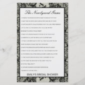 Papier Editable Le Jeu De La Nouvelle Mariée, Qui Connaît (Devant)