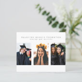 Papier Editable Multi Photo High School Grad Faire-part (Debout devant)