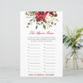 Papier Editable The Apron Game Bridal Shower Game (Debout devant)