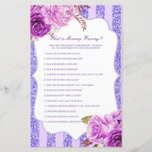 Papier Editable What is maman Wear Baby shower Game (Devant)