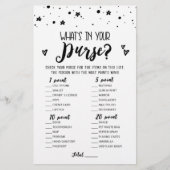 Papier Editable What's in your purse Bridal Party jeu (Devant)
