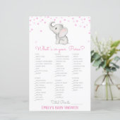 Papier Editable What's on your Purse Bridal, Baby shower (Debout devant)