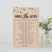 Papier Editable Will She Plutôt Fête des mariées jeu (Debout devant)