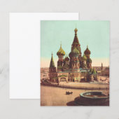 Papier Église St. Basil, place Rouge Moscou (Devant / Derrière)