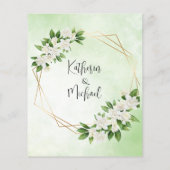 PAPIER ELEANTE FLORALE GÉOMÉTRIQUE VERDURE ÉCONOMISER LA (Dos)