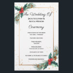 Papier Élégance J&A<br><div class="desc">Le Modèle du programme de mariage élégant peut être utilisé comme guide pour n'importe quel mariage. Il est créatif,  simpliste et convient le mieux aux mariages formels.</div>