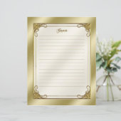 Papier Élégant 50e anniversaire de Mariage invité (Debout devant)