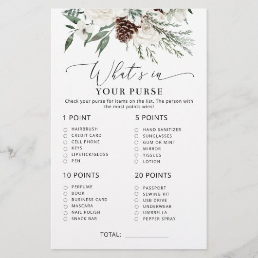 Papier Élégant à feuillage persistant ce qui est dans vot (Devant)