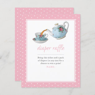 Papier Élégant Baby shower Teacup Tea Party Tea Party Raf