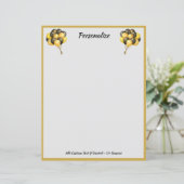 Papier Élégant Ballons de célébration Noir & Or (Debout devant)