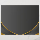 Papier Elegant Black and Gold Certificate of Completion P (Dos)