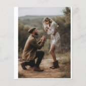 Papier Élégant Black Gold Enregistrer La Date Invitation (Dos)