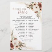 Papier Élégant Boho Beige Pampas Grass Elle Plairait (Devant)