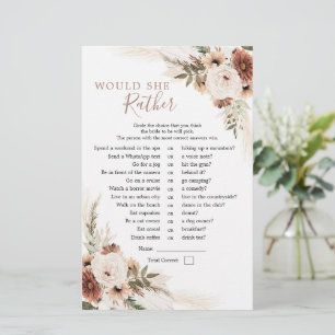 Papier Élégant Boho Beige Pampas Grass Elle Plairait