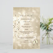 Papier Elegant Bokeh,Confetti Wine Glasses Wedding (Debout devant)