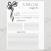 Papier Elegant Bow noir Fête des mariées d'aquarelle Rece (Dos)