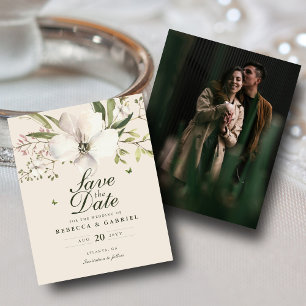 Papier Elégant Budget Aquarelle Floral Mer Enregistrer La