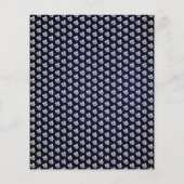 Papier Élégant budget Fleurs Faire-part de mariage blanc (Dos)