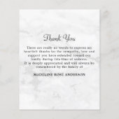 Papier Élégant budget photo Collage Sympathie Merci (Dos)