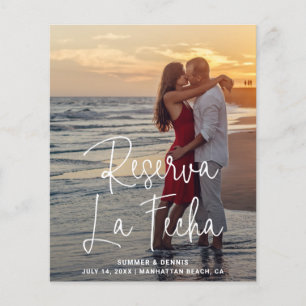 Papier Élégant Budget Photo Mariage Espagnol Enregistrez