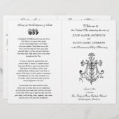 Papier Élégant catholique Messe latine Mariage Marian Pro (Devant / Derrière)