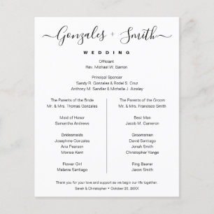 Papier Elegant Chic Black Blanc Simple fête de mariée