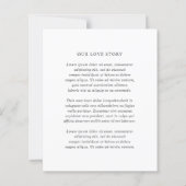 Papier Elegant Classic Budget Wedding Save the Date (Dos)
