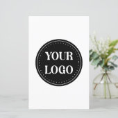 Papier élégant, contemporain, poli et personnalisable (Debout devant)