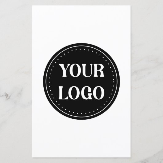 Papier élégant, contemporain, poli et personnalisable (Devant)