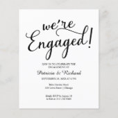 Papier Élégant du budget Nous sommes engagés dans la part (Devant)