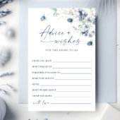 Papier Elégant dusty Blue Winter Foliing Conseils & Wises