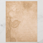 Papier Elégant en-tête vintage (Devant)