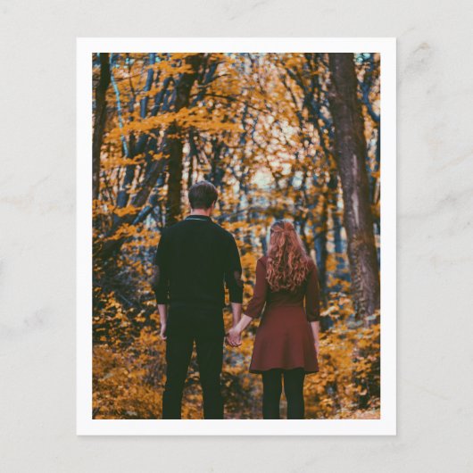 Papier Élégant Faire-part de mariage photo budget moderne (Dos)