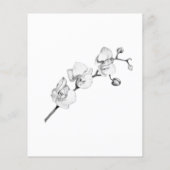 Papier Elégant Fête des mariées Frame Orchidée Devinez Qu (Dos)