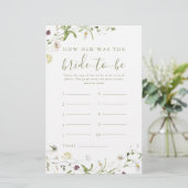 Papier Élégant Fleur sauvage boho quel âge était le jeu d (Debout devant)