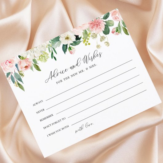 Papier Elégant Floral douche nuptiale conseils et souhait